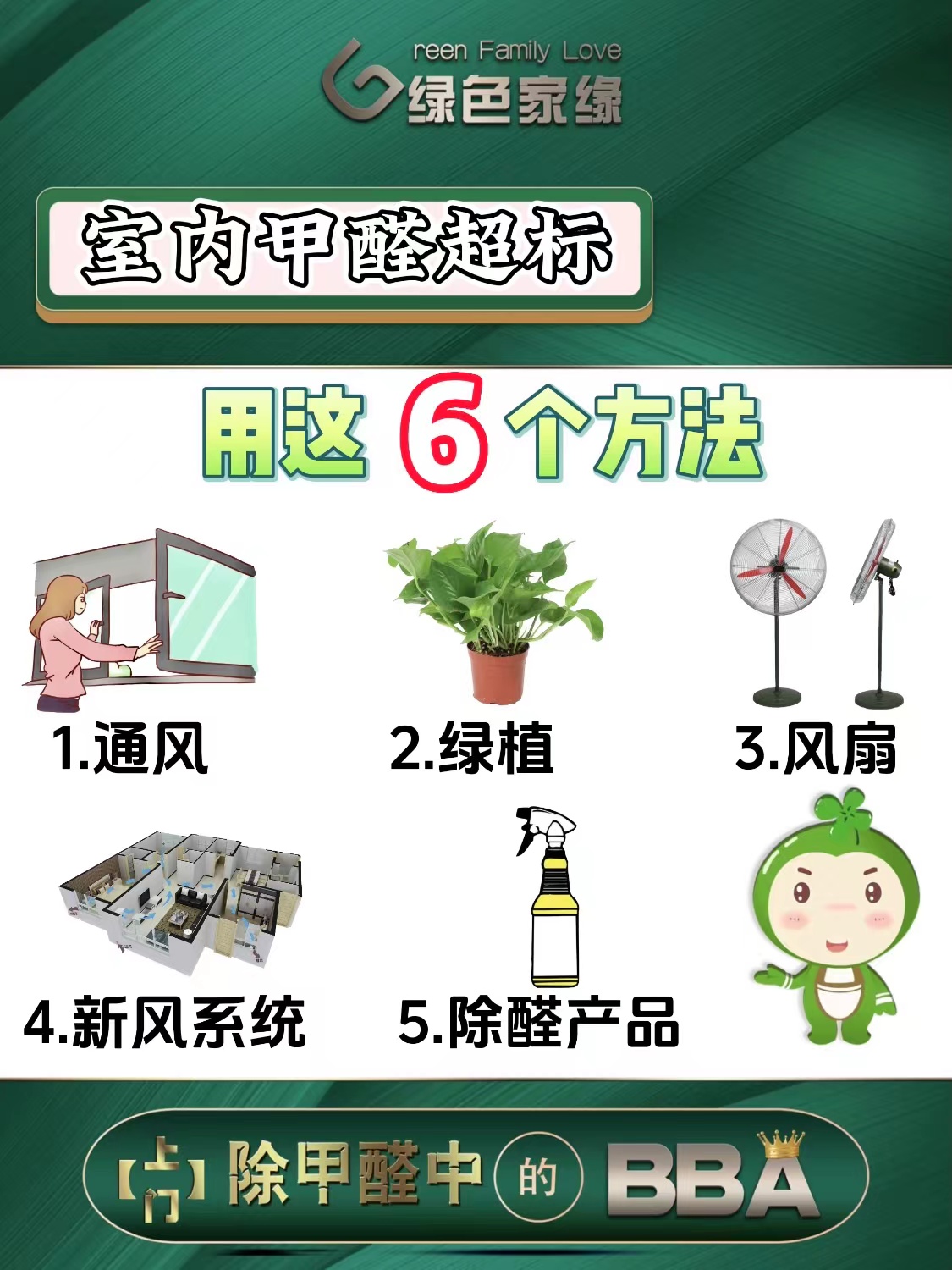 除甲醛的6大方法